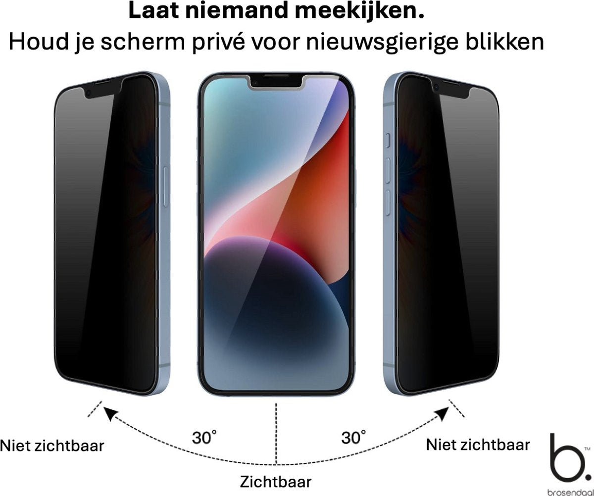 Brosendaal Privacy Screen Protector for Google Pixel 9 Pro, anti-spy and scratch-resistant design.