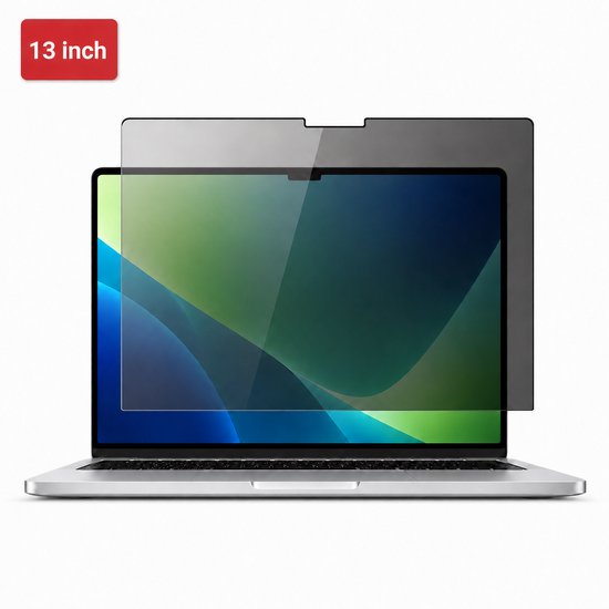Brosendaal privacy filter op een MacBook Neo 13 inch